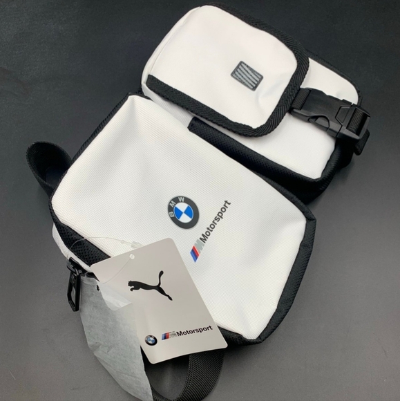 NWT Men's Puma x BMW Motorsport Double Portable Waist Bag - Picture 5 of 16